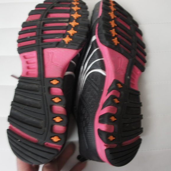 Puma Cell black pink running shoes size 8 - Picture 4 of 4